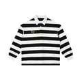 Color Block Stripe Polo Shirt
