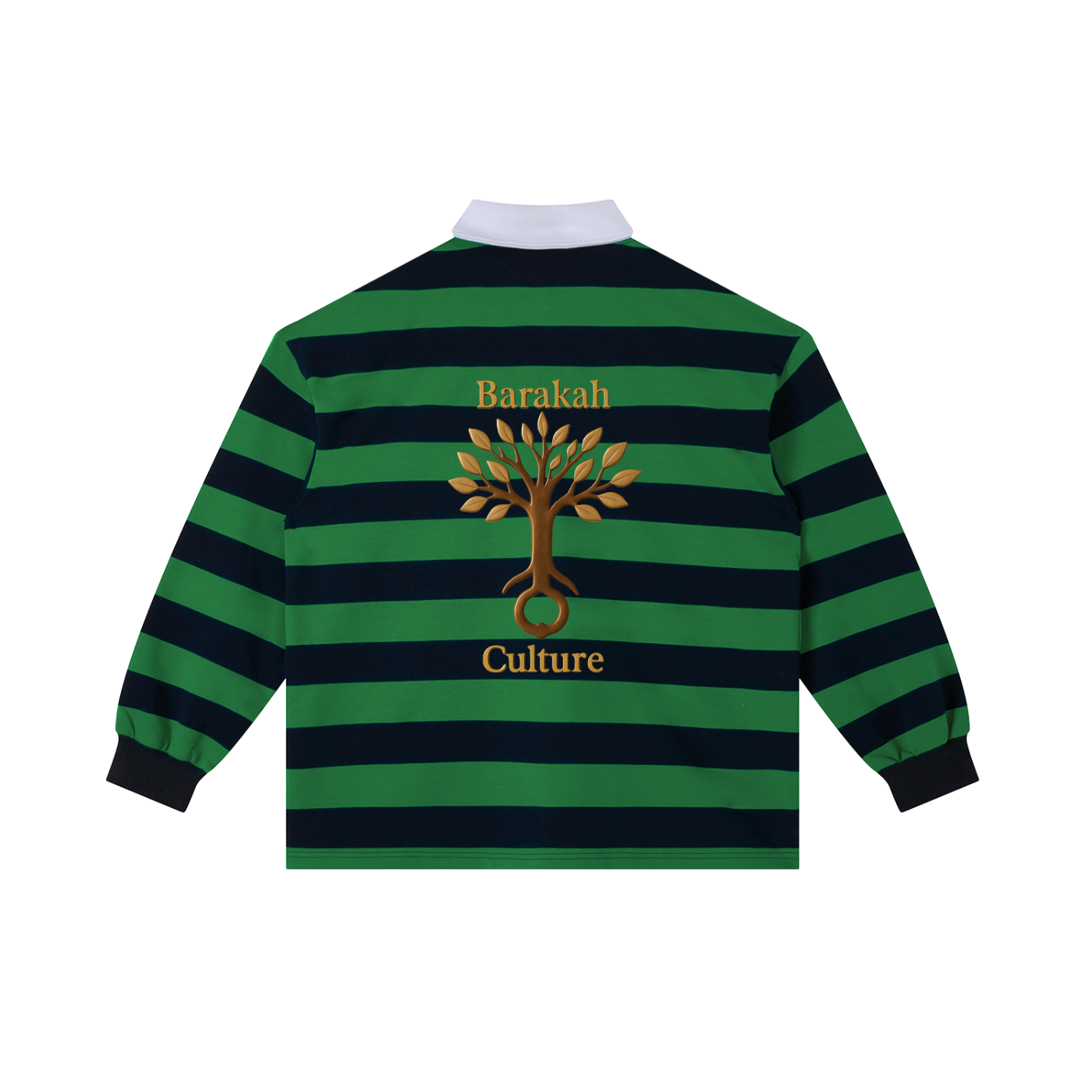 Color Block Stripe Polo Shirt